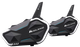 Zestaw interkomów motocyklowych Midland R1 Mesh z Mesh Bluetooth i zasięgiem 2000 m Czarno-biały 2 szt (R1 MESH TWIN) - obraz 1