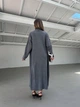 Комплект із сукні та кардигана one size сірий - зображення 2
