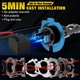 LED лампы H7 90W с активным охлаждением и системой Canbus, 2 шт мощный белый свет - изображение 6