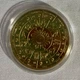 Монета знак зодиака Лев в пластиковом кейсе золотистый 4 см - изображение 4