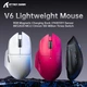 Мишка Attack Shark V6 Ultra-Light Wireless/Bluetooth 25000dpi. (PAW3311) 7кн. Black (V6B_AS) - изображение 4