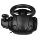 Кермо ігрове Defender Rager, Black, USB, 12 кнопок, 8-позиційний D-Pad, вібрація, педалі (газ / гальмо, 1.6 м), діаметр 250 мм, кут повороту 270°, для ПК / PlayStation 4/3 / Nintendo Switch / XBOX One/Series X/S, 2 м (64067) - изображение 5