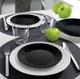 Сервиз столовый Luminarc Harena Black & White Черно-белый из ударопрочного стекла 18 предметов на 6 персон (163-135-N1518) - изображение 7
