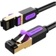 Патч-корд 1.5m S/FTP cat 7 RJ-45 black Vention (ICDBG) - изображение 1