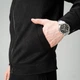 Мужская замшевая куртка демисезонная 2XL черная (OWku5264ba) - изображение 5