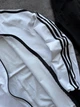 Мужской демисезонный спортивный костюм без капюшона на змейке двунитка Олимпийка и Штаны с лампасами 2XL Белый - изображение 6