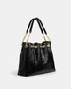 Сумка жіноча Coach Evelyn Shoulder Bag With Quilting чорна - изображение 5