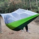 Туристический гамак до 200 кг с москитной сеткой HAMMOCK NET, Зеленый - изображение 7