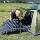 Надувной туристический коврик каремат (188х58х6 см) Outdoor Sleeping Black - изображение 3