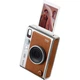 Набор для путешествий с фотокамерой мгновенной печати Fujifilm INSTAX MINI EVO Hybrid Brown + 50 фото + альбом на 108 фото + чехол + подарочная упаковка, коричневый - изображение 6