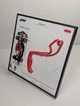 3D Картина На Стіну 25x25 см з Моделлю Bburago Ferrari SF-25 Formula One Team в Масштабі 1:43 Гран-Прі 2025р. для № 16 Charles Leclerc та 3D траса Monaco GP "Monte Carlo Circuit" / Сезон 2025 / Формула 1 / Шарль Леклер - зображення 4