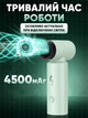 Фен беспроводной на аккумуляторе Smart для укладки и сушки волос с насадками диффузором концентратором 4500 mAh 55 W с зарядкой от USB power bank 3 дорожный компактный портативный легкий для путешествий мятный - изображение 1