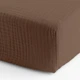 Простынь на резинке Cosas CARAMEL Муслин 180х200х25 (4822052496756) - изображение 5
