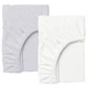 Простынь на резинке Cosas WHITE / GREY Ранфорс 160х200х30 2 шт (2200000045768) - изображение 1