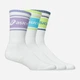 Набор мужских носков высоких хлопковых ASICS 3033C295-751 L 3 пары Белый (4573690004796) - изображение 2