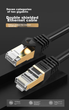 Патч-корд PHILIPS SWA1820/93 Cat 7 экранированный 10 Гбит/с 10 м Черный (SWA1820/93-10) - изображение 5