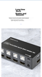 KVM-перемикач Biaze KVM09 4-портовий HDMI-USB 4K 60 Гц - зображення 8