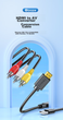 Кабель-преобразователь BIAZE ZH259 HDMI на AV черный 1 м (ZH259-1m) - изображение 2