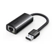 Сетевой адаптер Ugreen 15636 / USB 3.0 / Gigabit Ethernet (RJ45) / Black - изображение 1