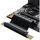 Райзер ZHENWEI PCIe 4.0 x16 10 см, подключения под кутом 90°, черный (ZW-PCIE61) - изображение 2