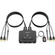 KVM-перемикач MAXCENT AE-102HA 2-портовий HDMI-USB з підтримкою звуку - зображення 1