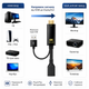 Конвертер HDMI to Displayport, 4K, HDMI 2.0 45647 - изображение 5