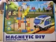 Магнитный конструктор поезд трек на 134 детали Magnetic DIY Rail Car детская железная дорога с антигравитационной машинкой - изображение 3