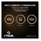 Ракетка для настольного тенниса Stiga Pro Carbon Plus Cybershape Truls Edition 5 Star FL (1215-1306-35) (932354) Stiga 932354 1070798 - изображение 10