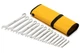 Ключі комбіновані MASTERTOOL SATIN FINISH набір 15 шт (6–19/22 мм) CrV DIN 3113 у чохлі 71-2116 - зображення 2
