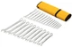 Ключі комбіновані MASTERTOOL COLD FORGED набір 25 шт (6–28/30/32 мм) 31CrV3 DIN 3113 у чохлі 72-1125 - зображення 2
