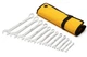 Ключі комбіновані MASTERTOOL SATIN FINISH набір 12 шт (8/10/12/13/14/15/17/19/22/24/27/30 мм) CrV DIN 3113 у чохлі 71-2113 - зображення 2