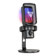 Микрофон FANTECH WMCX01 Leviosa Wave конденсаторный с RGB подсветкой и амортизацией для стрима черный - изображение 1