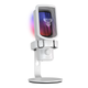 Микрофон FANTECH WMCX01 Leviosa Wave конденсаторный с RGB-подсветкой для стрима белый - изображение 1