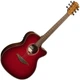 Электроакустическая гитара Lag Special Edition T-RED-ACE Red Burst (34240) - изображение 2