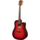 Электроакустическая гитара Lag Special Edition T-RED-DCE Red Burst (34242) - изображение 3
