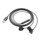 Проводная гарнитура Hoco M122 USB-C с микрофоном и кнопкой ответа, черный - изображение 4
