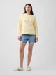 Свитшот на флисе женский GAP 237237505 XL Желтый (1161919305) - изображение 3