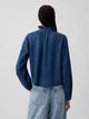 Блузка жіноча GAP 417276828 S Синя (1161868239) - зображення 2