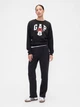 Свитшот на флисе женский GAP 77326000 L Черный (1161864719) - изображение 3