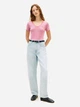 Футболка хлопковая женская Tommy Hilfiger 460923144 M Розовая (1161910461) - изображение 3