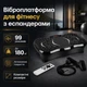 Віброплатформа для тренувань, спорту та фітнесу вдома з еспандерами 99 режимів до 180 кг з пультом - изображение 1