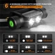 Налобный фонарь Sofirn H25S LED black фонарик на аккумуляторе 18650 sofirn 3000mAh - изображение 6