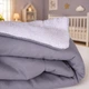 Плед детский MirSon №073 Teddy Flannel 001 Ash grey 150х220 см (2200013894056) - изображение 5