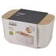 Хлібниця Joseph Joseph Bread Bin з бамбуковою кришкою-дошкою, біла - зображення 3