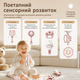 Подарунковий набір брязкалець для немовлят 10 предметів | Музичні та розвивальні іграшки від 3 місяців | Рожевого кольору - зображення 2
