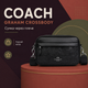 Чорна сумка COACH Graham Crossbody з плечовим ременем, міська кросбоді барсетка для повсякденного носіння, коач, коуч - зображення 1