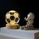 Декоративный USB светильник 3D ночник хрустальный шар Футбольный мяч (AS-232418) - изображение 2