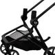 Детская универсальная коляска 2 в 1 Kidwell Velmont Black/Gold (люлька и прогулочный блок, амортизация, легкая алюминиевая рама) - изображение 6