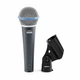 Профессиональный вокальный шнуровой микрофон SHURE BETA 58A (кабель в комплект не входит) - изображение 6