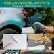 Аккумуляторный краскопульт HVLP 21V (2 аккумулятора, бак 1200 мл) - беспроводной электрический краскораспылитель - изображение 6